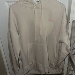 FILA LIGHT PINK HOODIE 🌸SIZE: XL